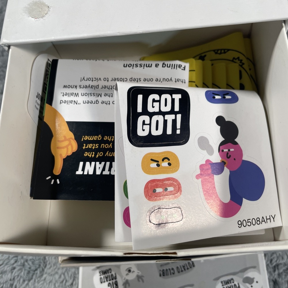 Big Potato Party Game Don't Get Got! (2018 Ed) Big Box SEALED Cards Open Box - Picture 4 of 9